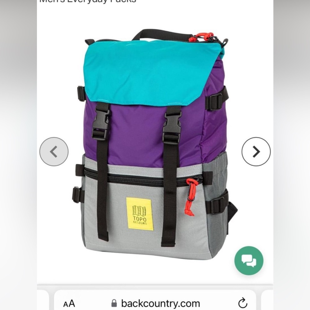 TOPO backpack. Same one pictured.